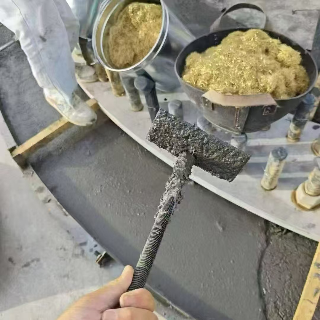 崇礼C120钢纤维高强无收灌浆料 轧机压缩机汽轮机发电机锻压设备底座灌浆材料